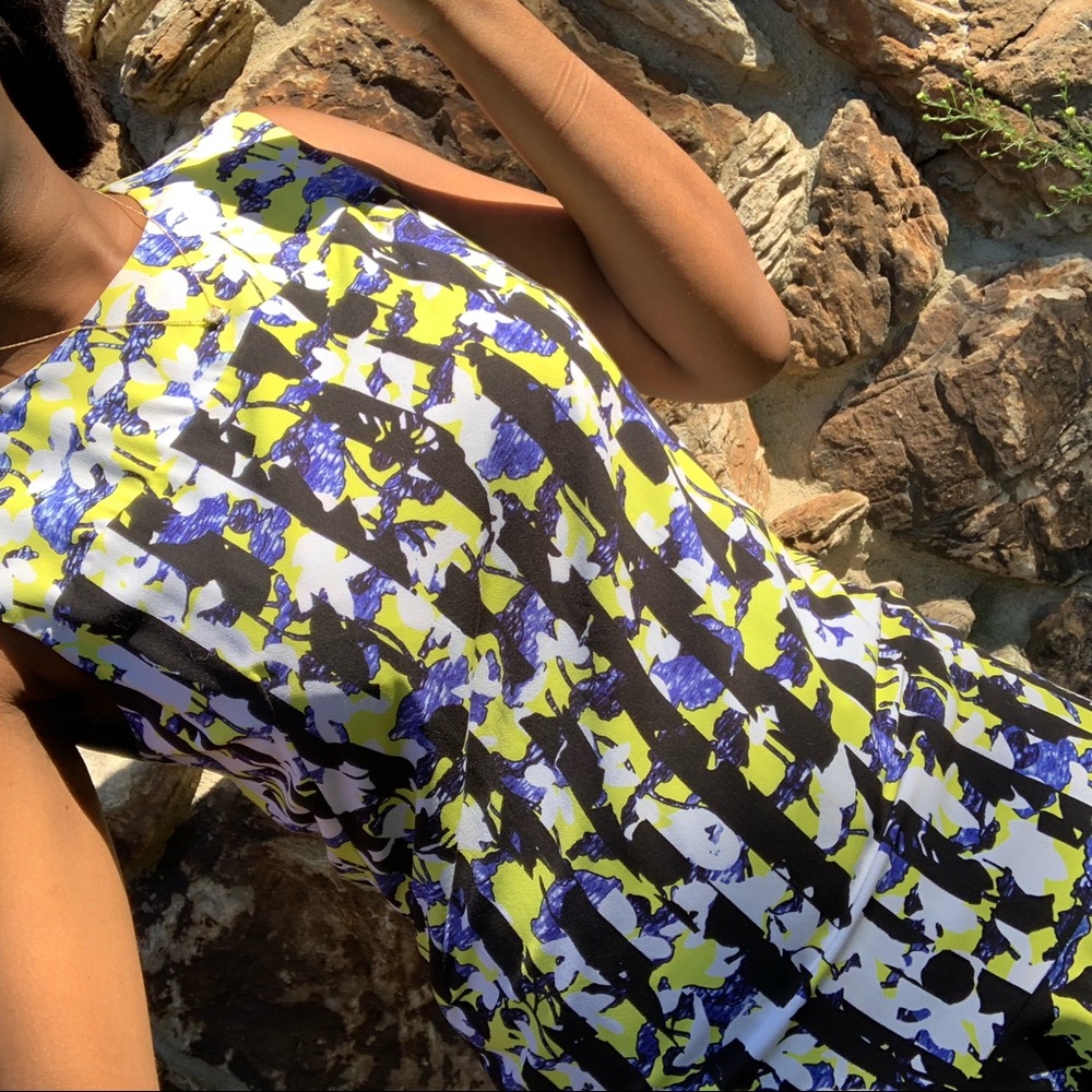 Patterned Print Dress